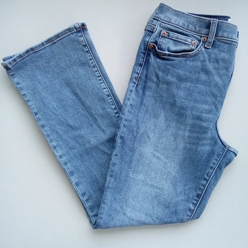 DAZE Denim Women's High-Rise Straight Leg Light Wash Jeans - Size 30P - Picture 4 of 9